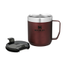 Термокружка Stanley Classic с ручкой 0,35 л, бордовая (10-09366-008)