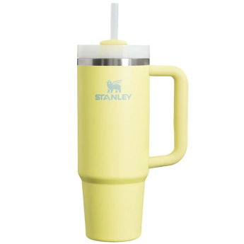 Термокружка Stanley Quencher H2.0 0,88 л (10-11912-086), желтая, с трубочкой